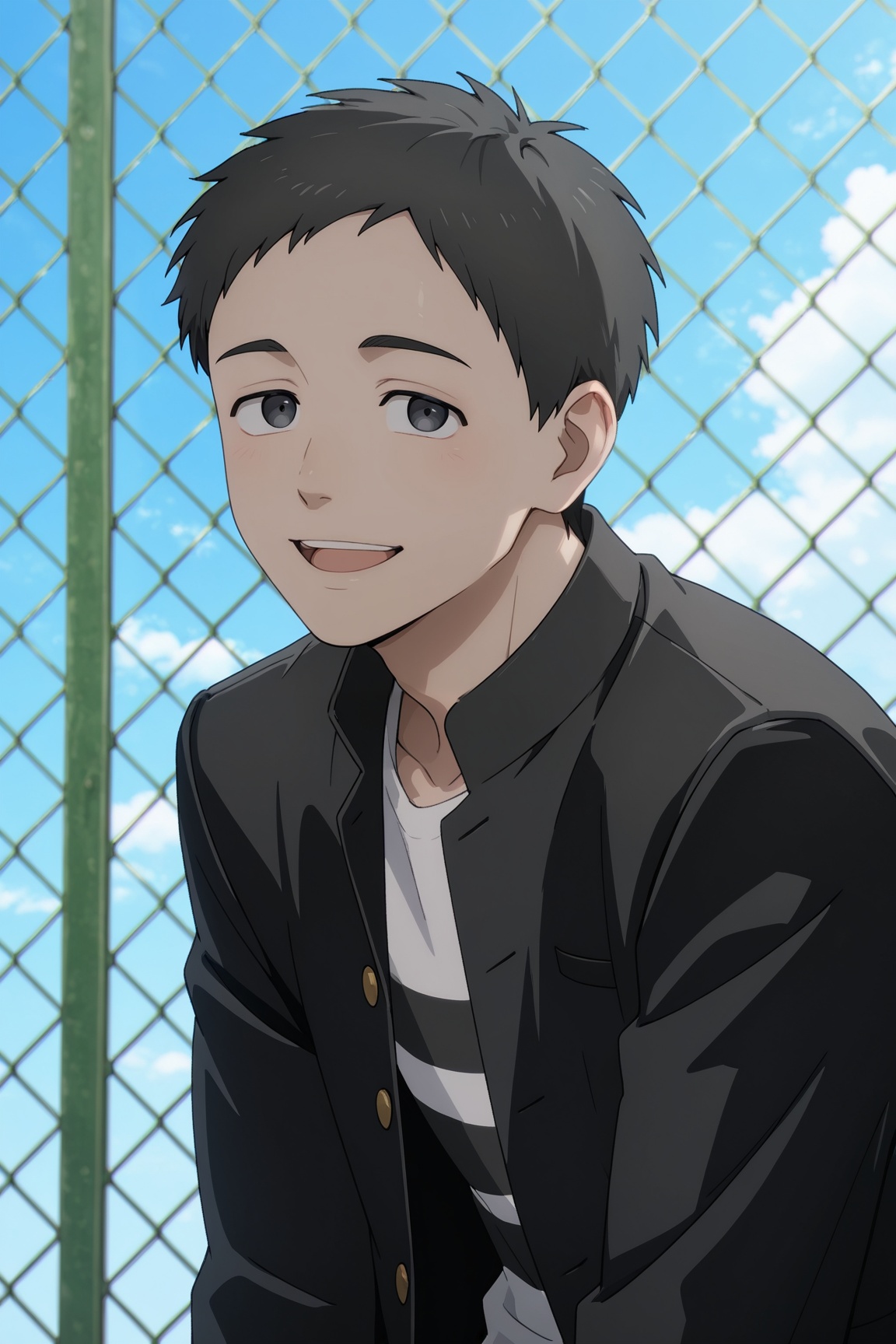 naohiro sasaki,  black hair,  black eyes on Tensor.Art