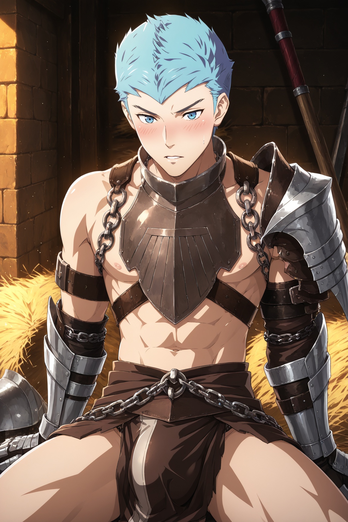 1boy,  CasparFE3H,  blue eyes on Tensor.Art