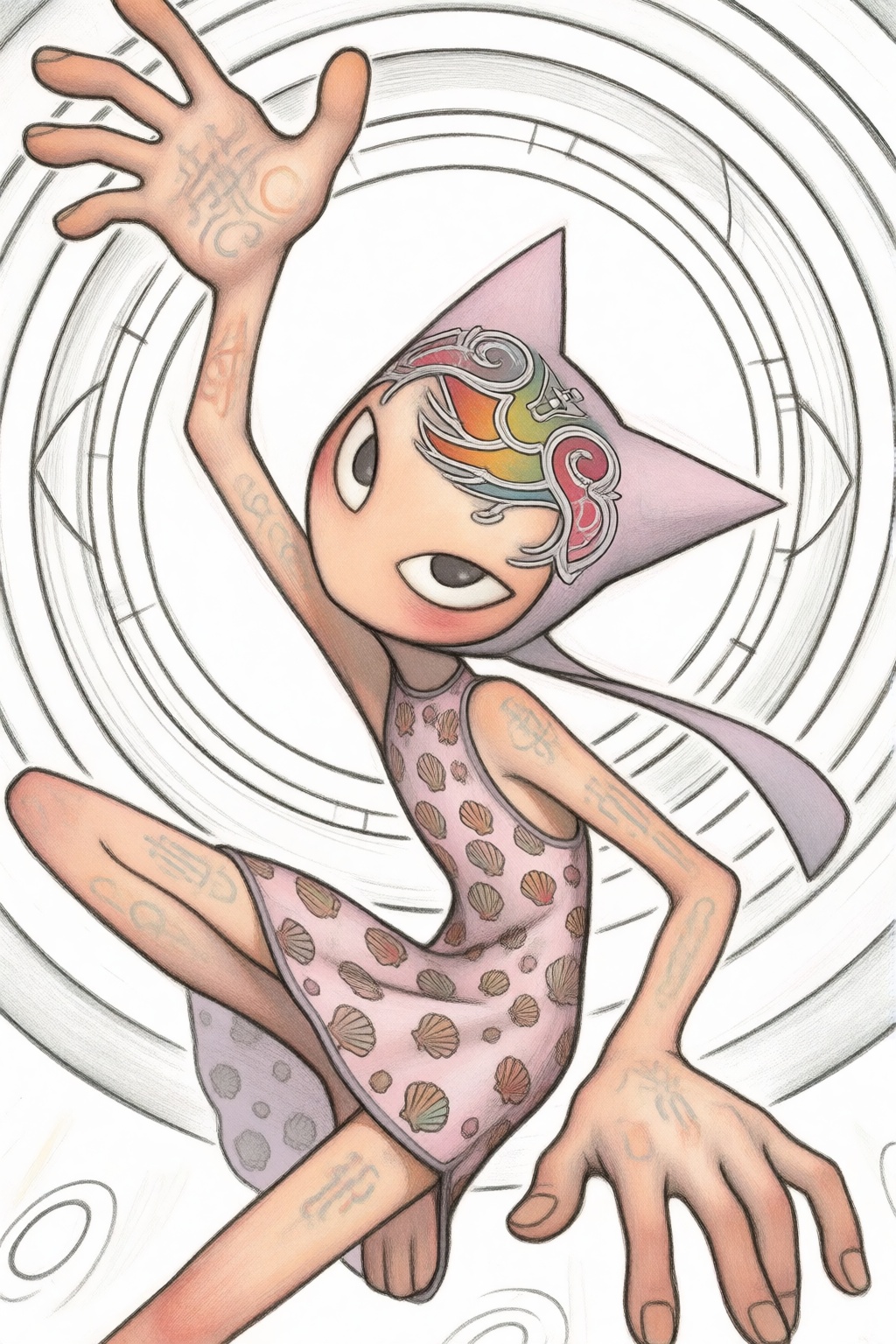 glyveesart,  in a dynamic,  low-angle perspective on Tensor.Art