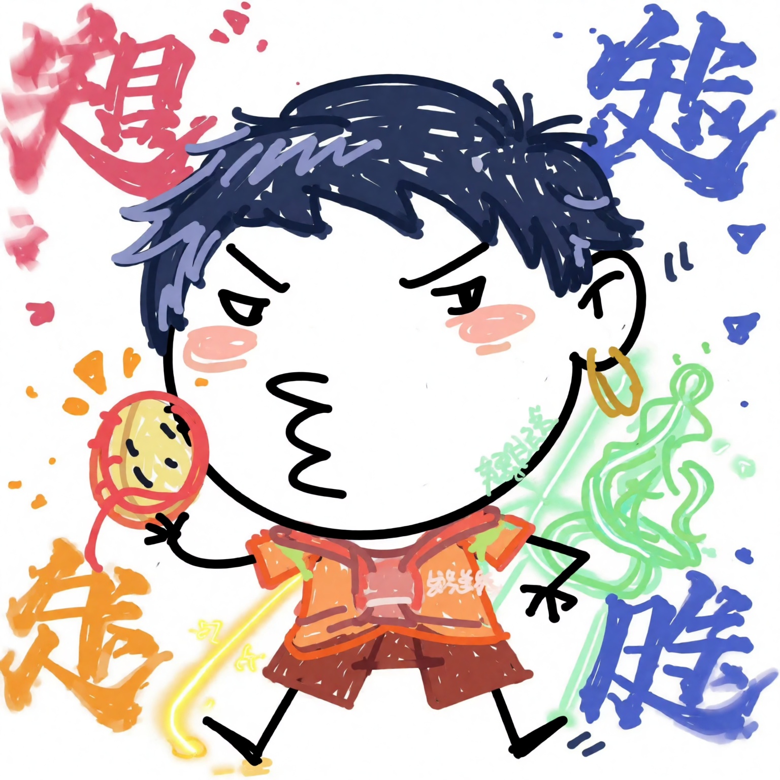 TuanTuan_STYLE,  一个男孩,  异想天开的卡通角色 on Tensor.Art