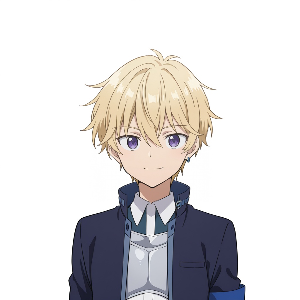 logan_hayward,  blonde hair,  purple eyes on Tensor.Art