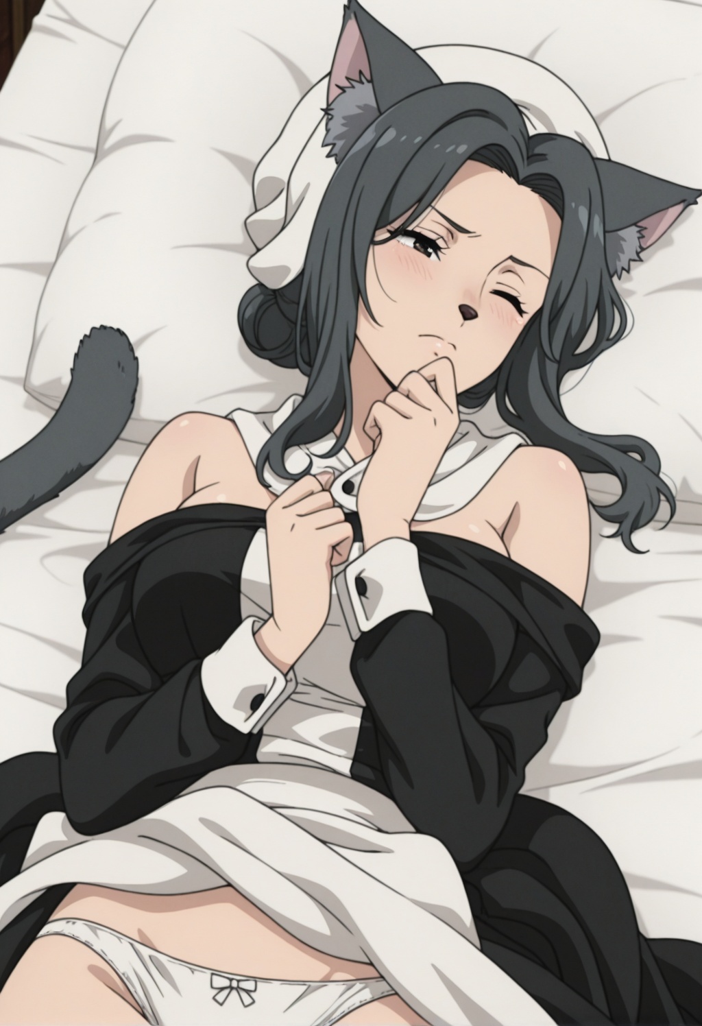 catmaidmt,  1girl,  cat ears on Tensor.Art