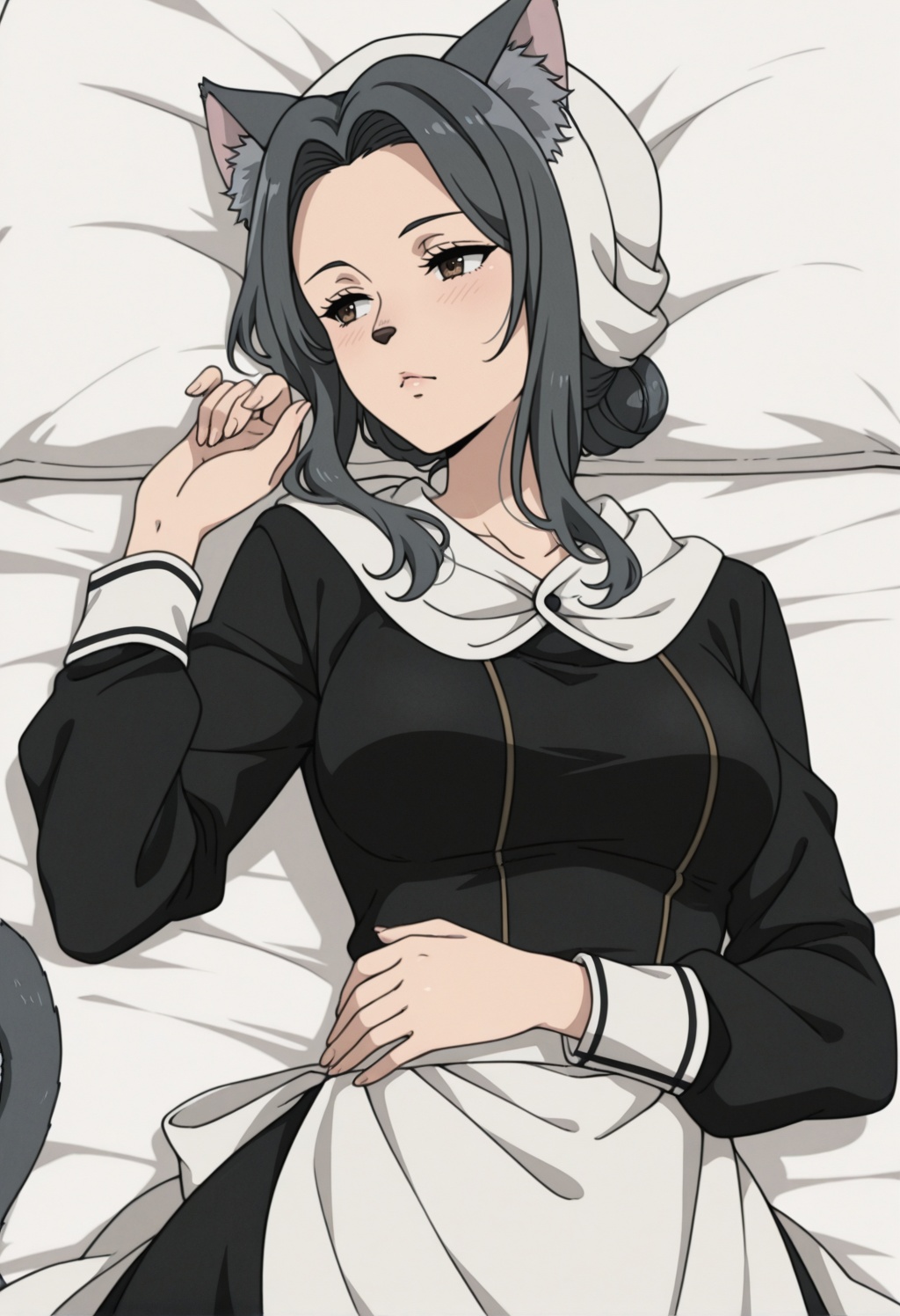 catmaidmt,  1girl,  cat ears on Tensor.Art