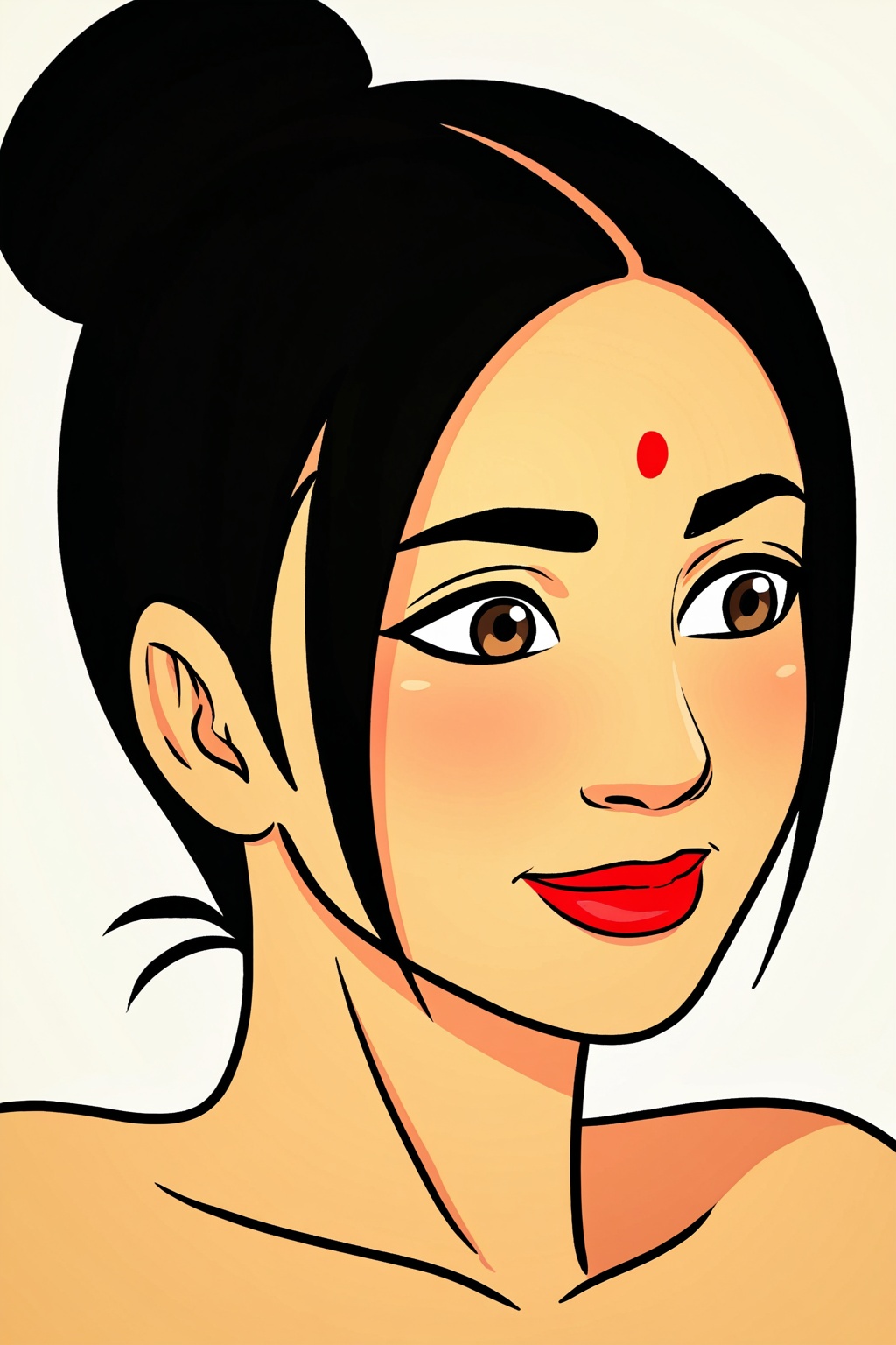 1girl,  face focus,  anatomically correct on Tensor.Art