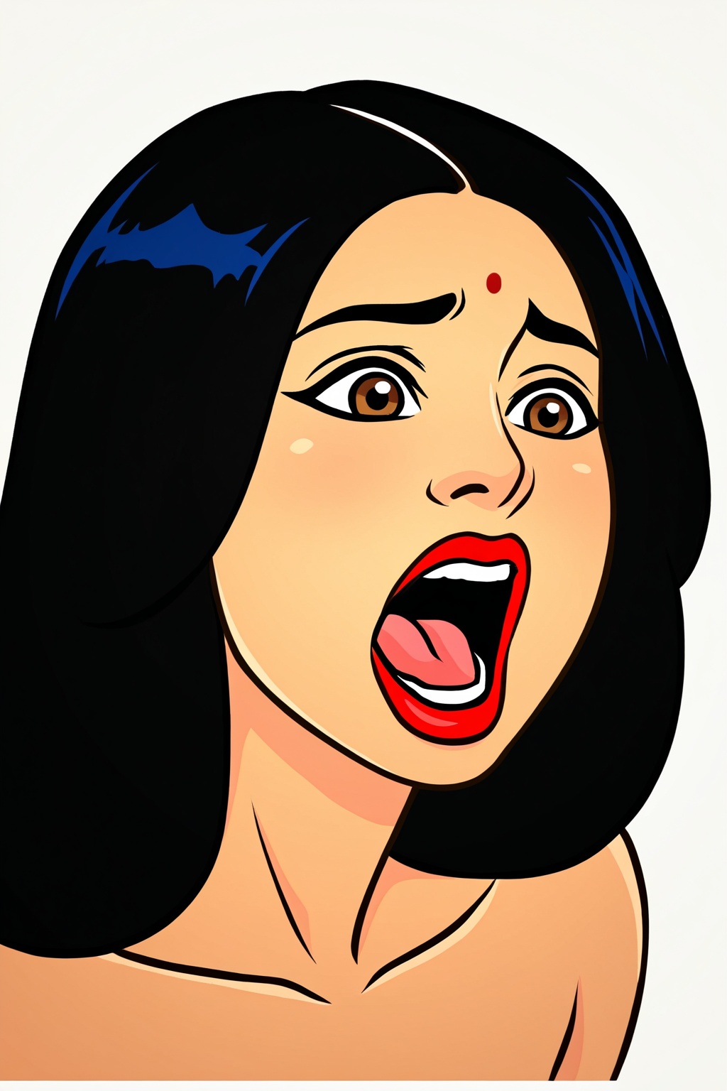 1girl,  face focus,  anatomically correct on Tensor.Art