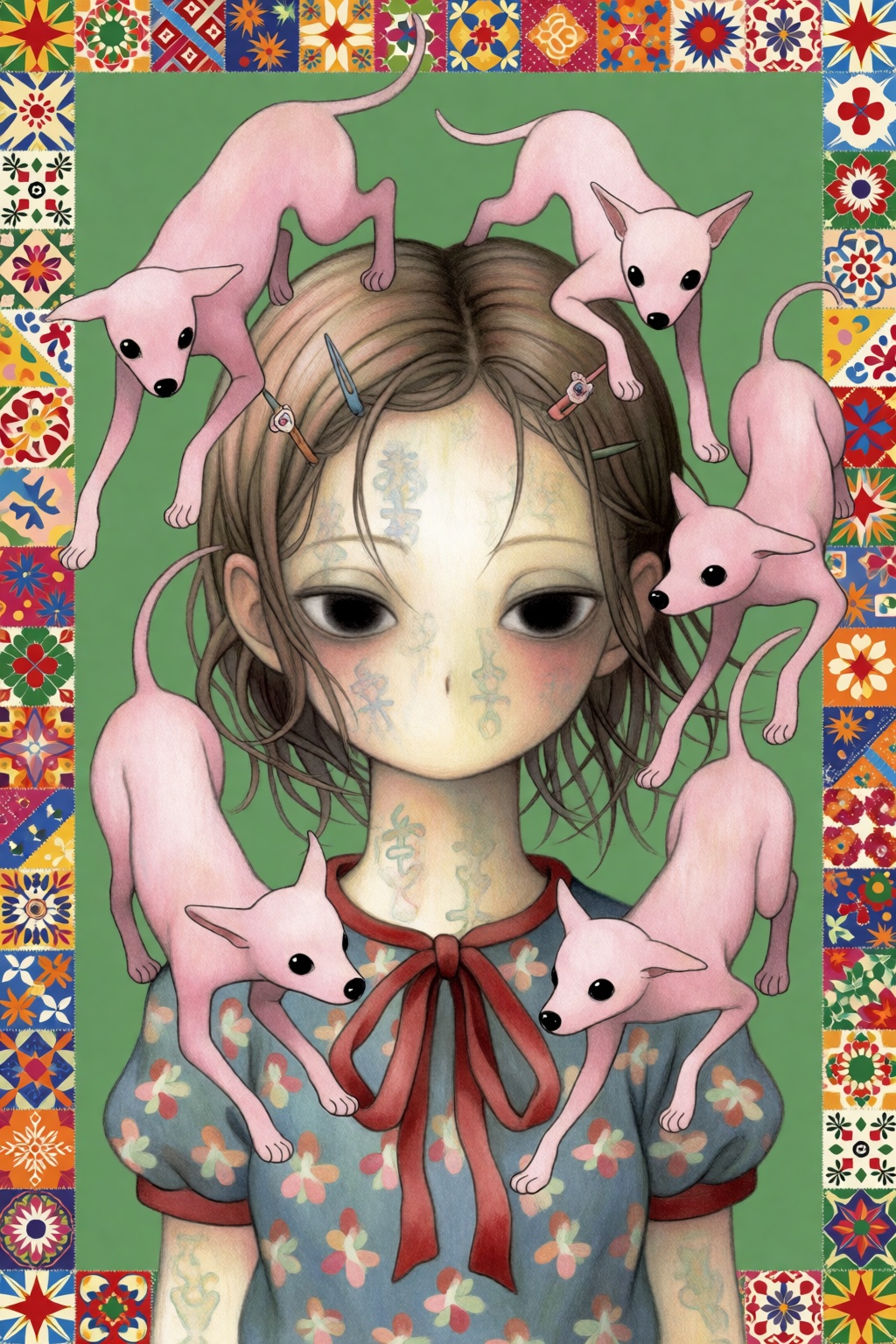 glyveesart,  in a dynamic,  centered front-facing perspective on Tensor.Art