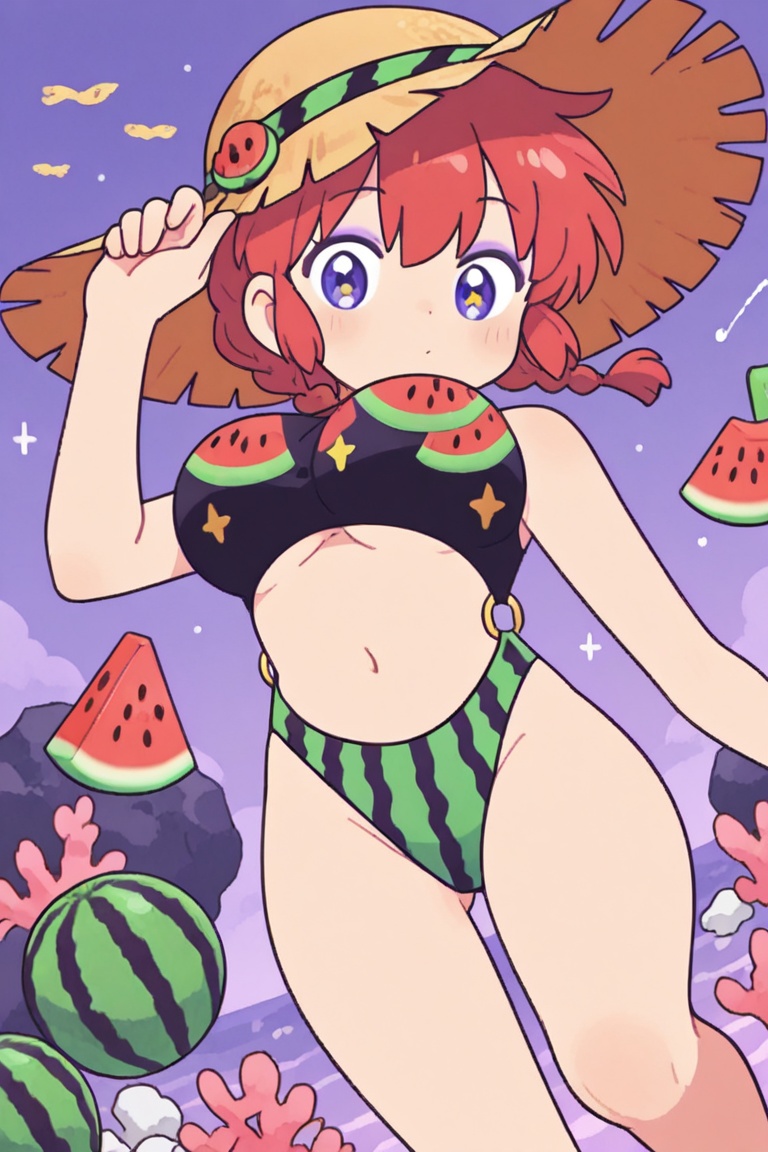 Ring bikini,  connected bikini on Tensor.Art