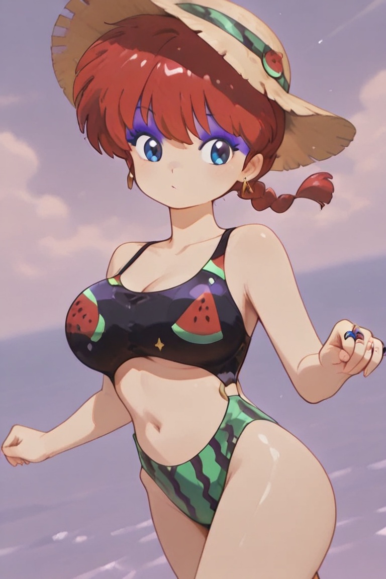 Ring bikini,  connected bikini,  eyeshadow on Tensor.Art