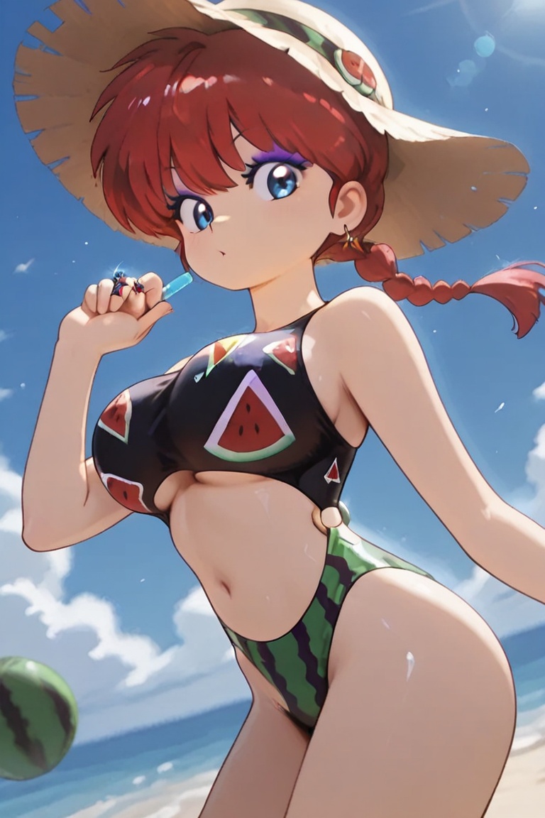 Ring bikini,  connected bikini,  eyeshadow on Tensor.Art