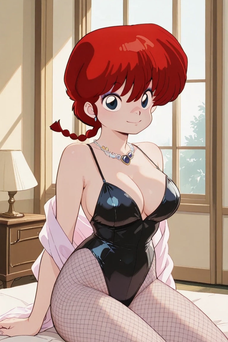 Ranma-chan,  blue eyes,  beautiful eyeshadow on Tensor.Art