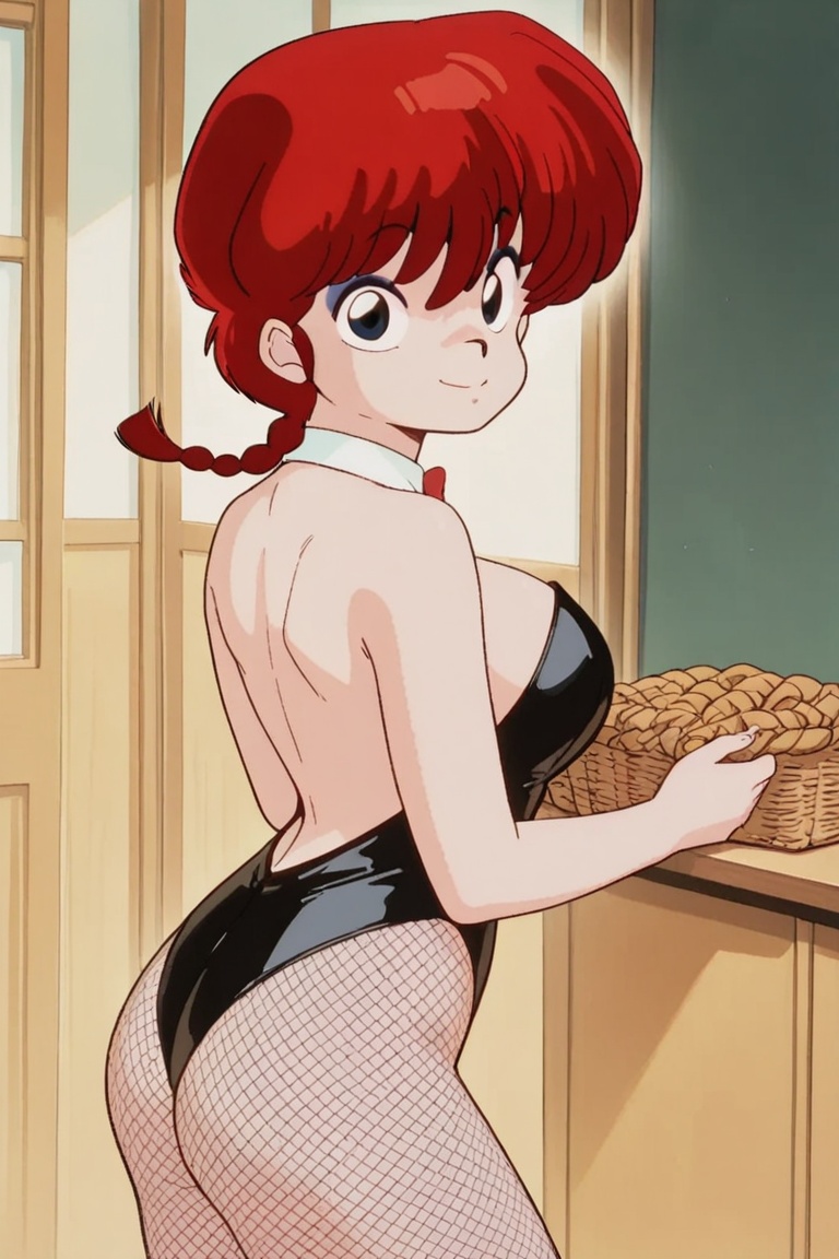 Ranma-chan,  blue eyes,  beautiful eyeshadow on Tensor.Art