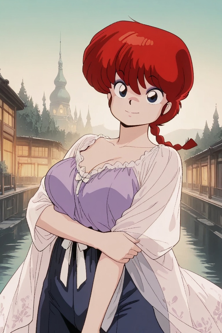 Ranma-chan,  blue eyes,  beautiful eyeshadow on Tensor.Art