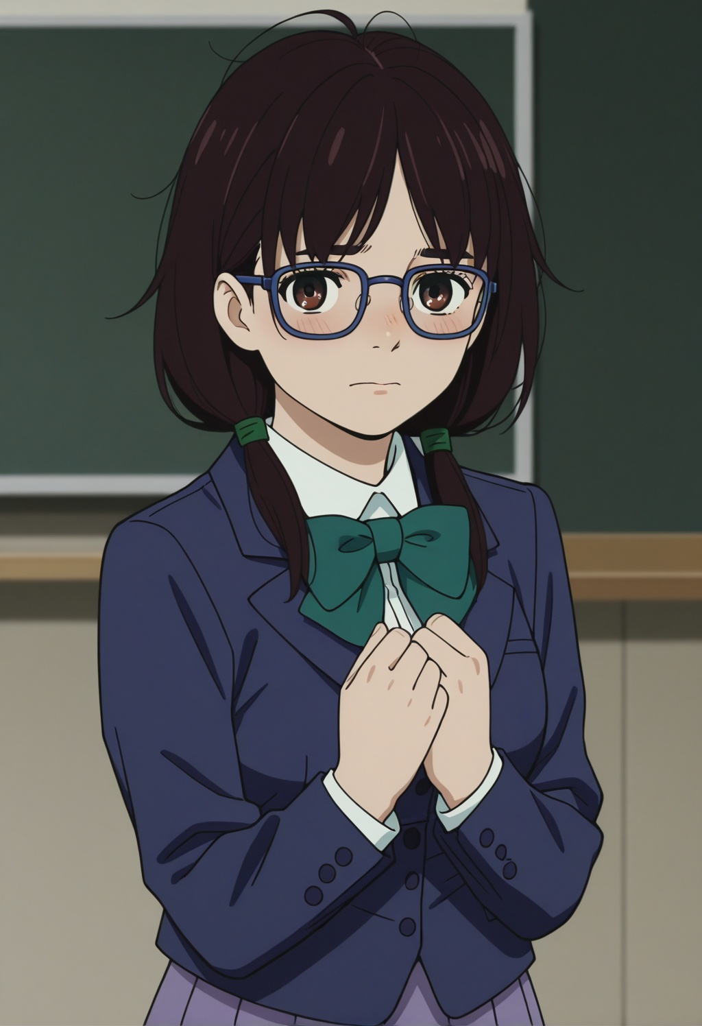 rinsawaki,  1girl,  brown hair on Tensor.Art