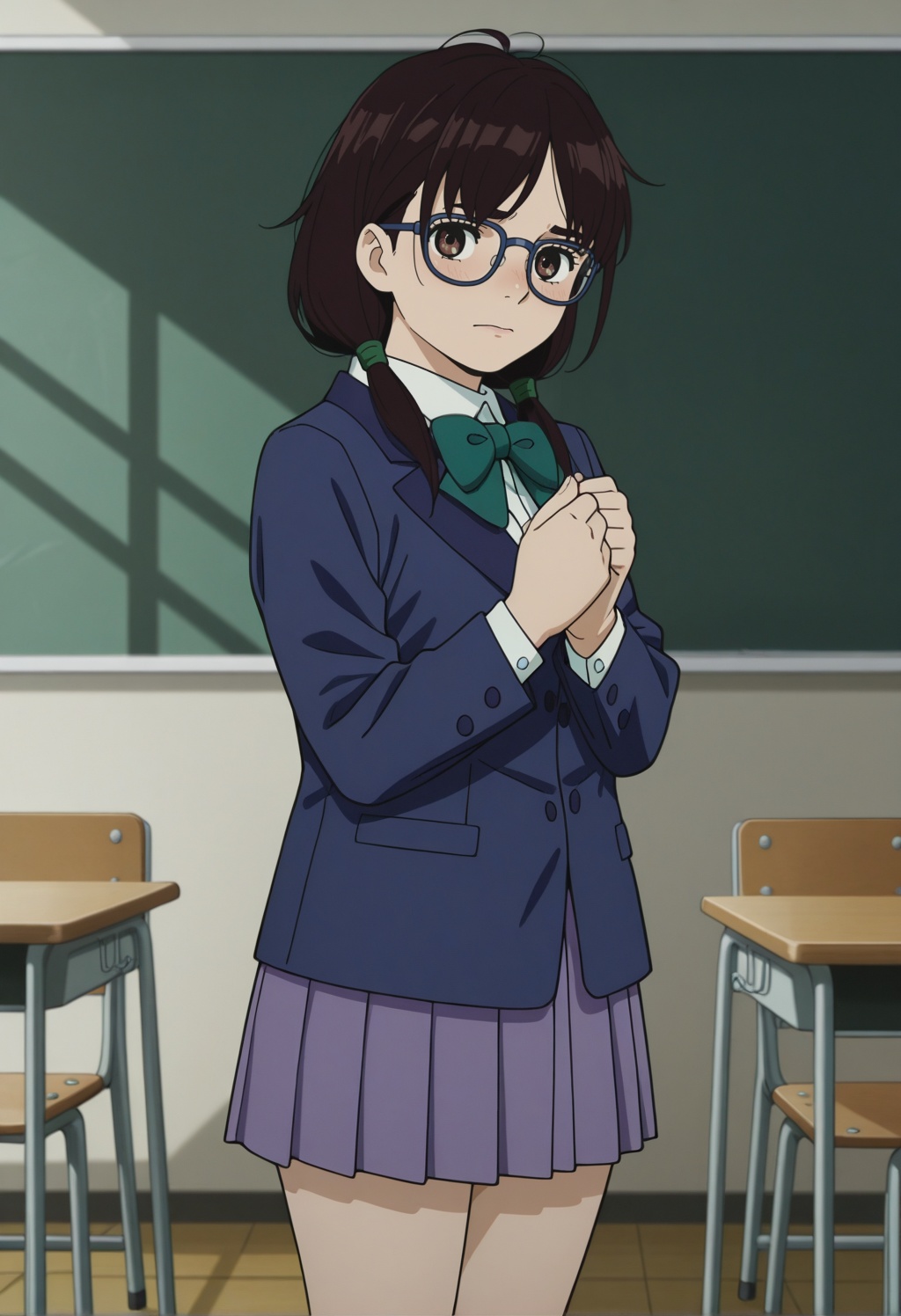 rinsawaki,  1girl,  brown hair on Tensor.Art
