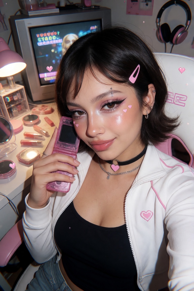 1girl,  solo,  close-up selfie on Tensor.Art