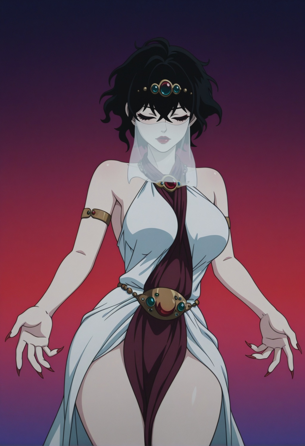succubusmt,  1girl,  black hair on Tensor.Art