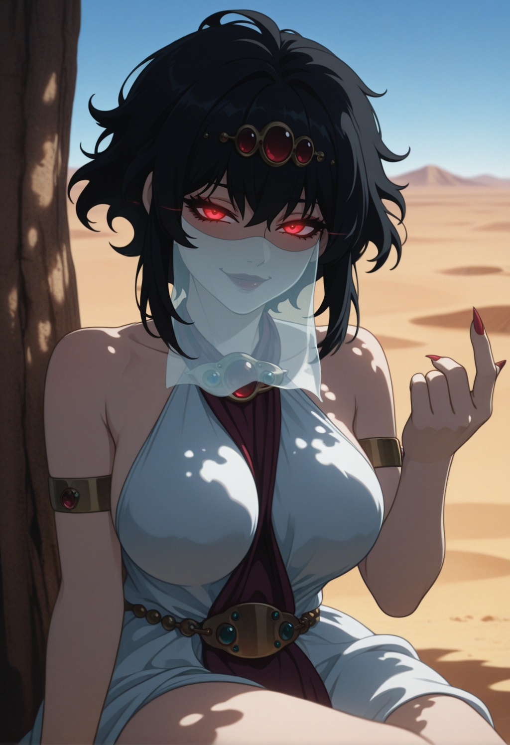 succubusmt,  1girl,  black hair on Tensor.Art