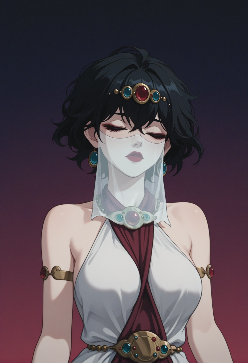 succubusmt,  1girl,  black hair on Tensor.Art