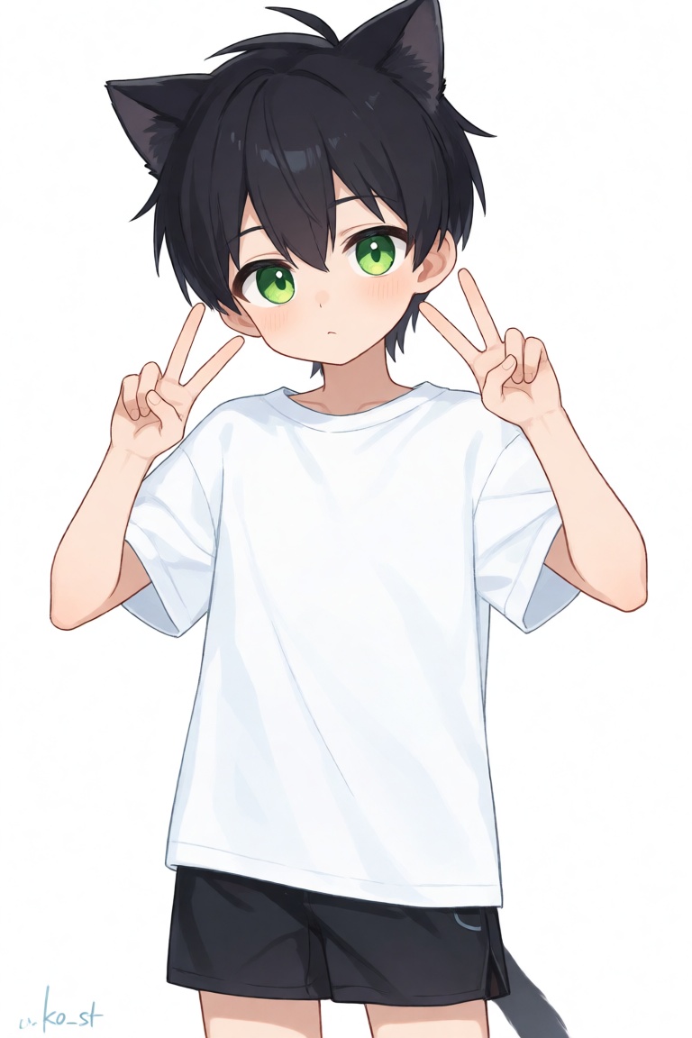 artist:ko_st,  anime style. 1boy,  young boy on Tensor.Art