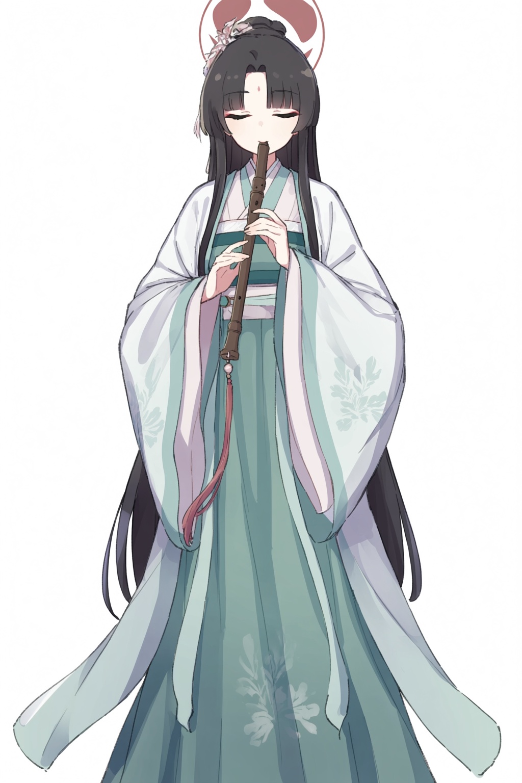 highres,  absurdres,  @epi_zero A young woman with long on Tensor.Art