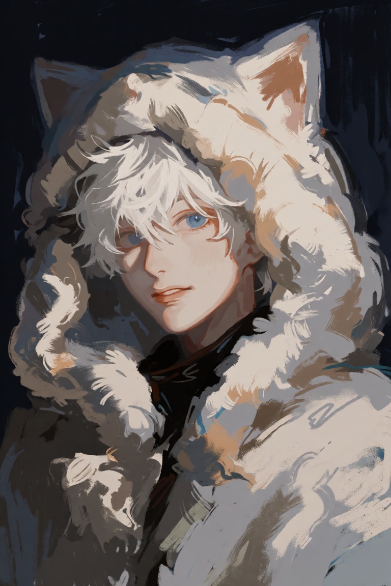 Style: painterly impressionistic painting,  expressive brush-strokes,  digital illustration appearance: male on Tensor.Art