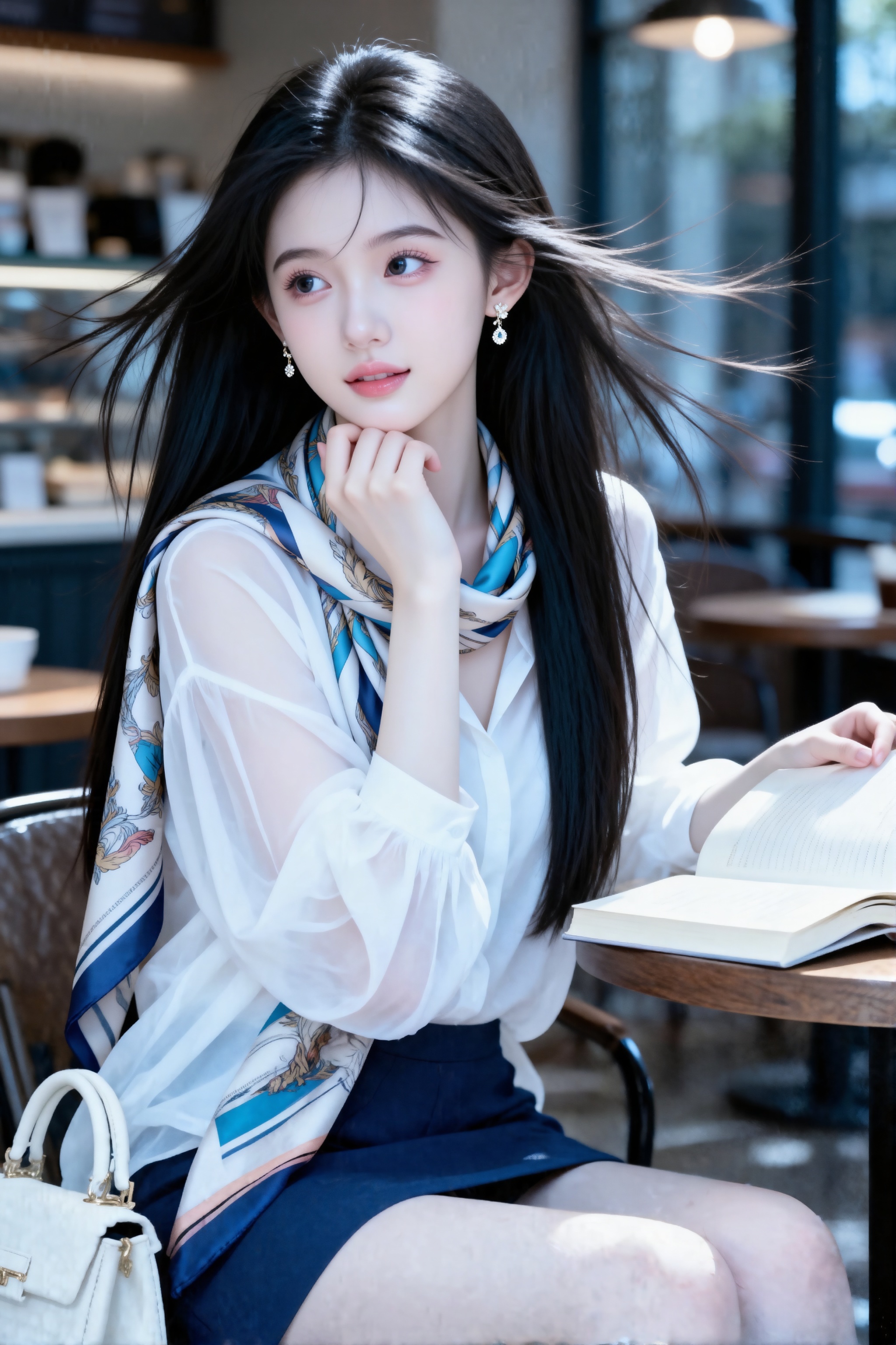（电影级面光：1.6）,  （光线追踪：1.5）,  （冷白皮漫感质感的光滑皮肤：1.7） by AI爱好者 on Tensor.Art