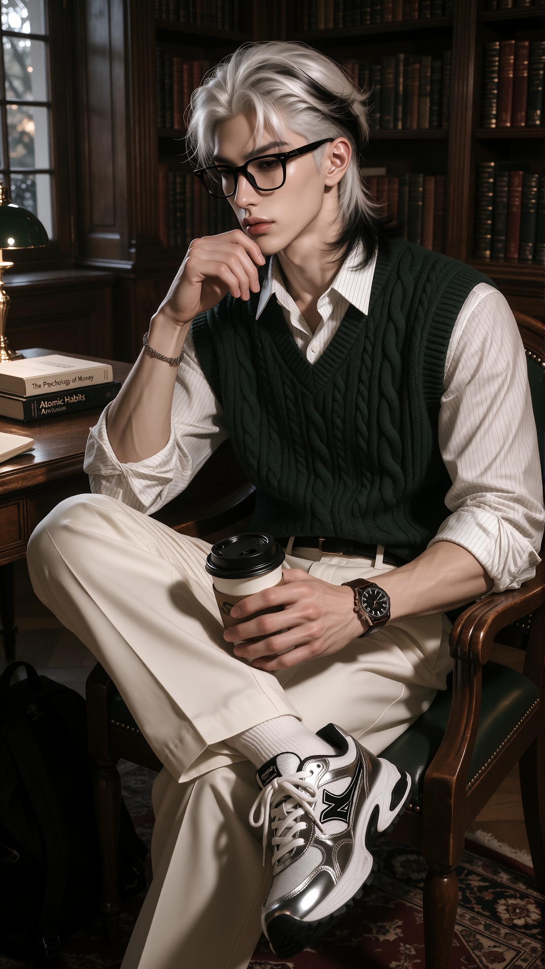 CHARACTER: 1boy,  solo male,  exceptionally handsome young man on Tensor.Art