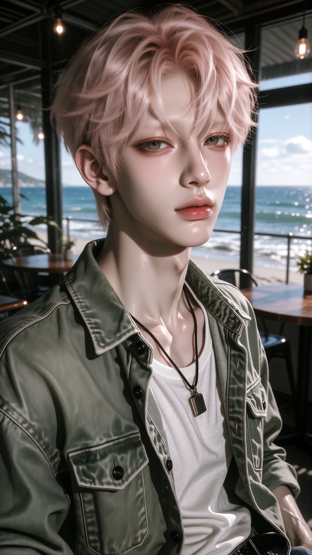 CHARACTER: 1boy,  solo male,  handsome young man on Tensor.Art