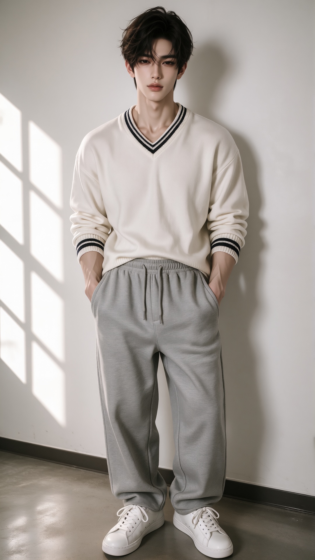 CHARACTER: 1boy,  solo male,  exceptionally handsome young man on Tensor.Art