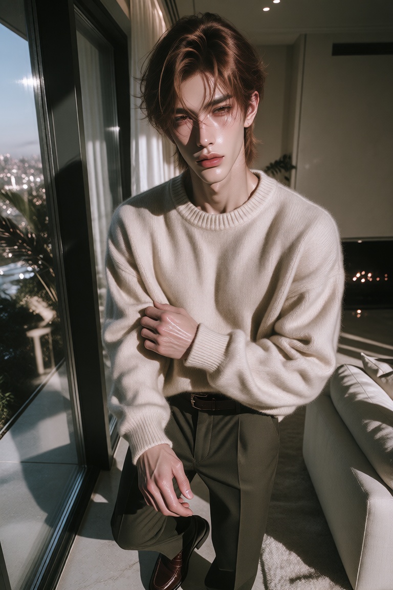 CHARACTER: 1boy,  solo,  26-year-old Chinese male model on Tensor.Art