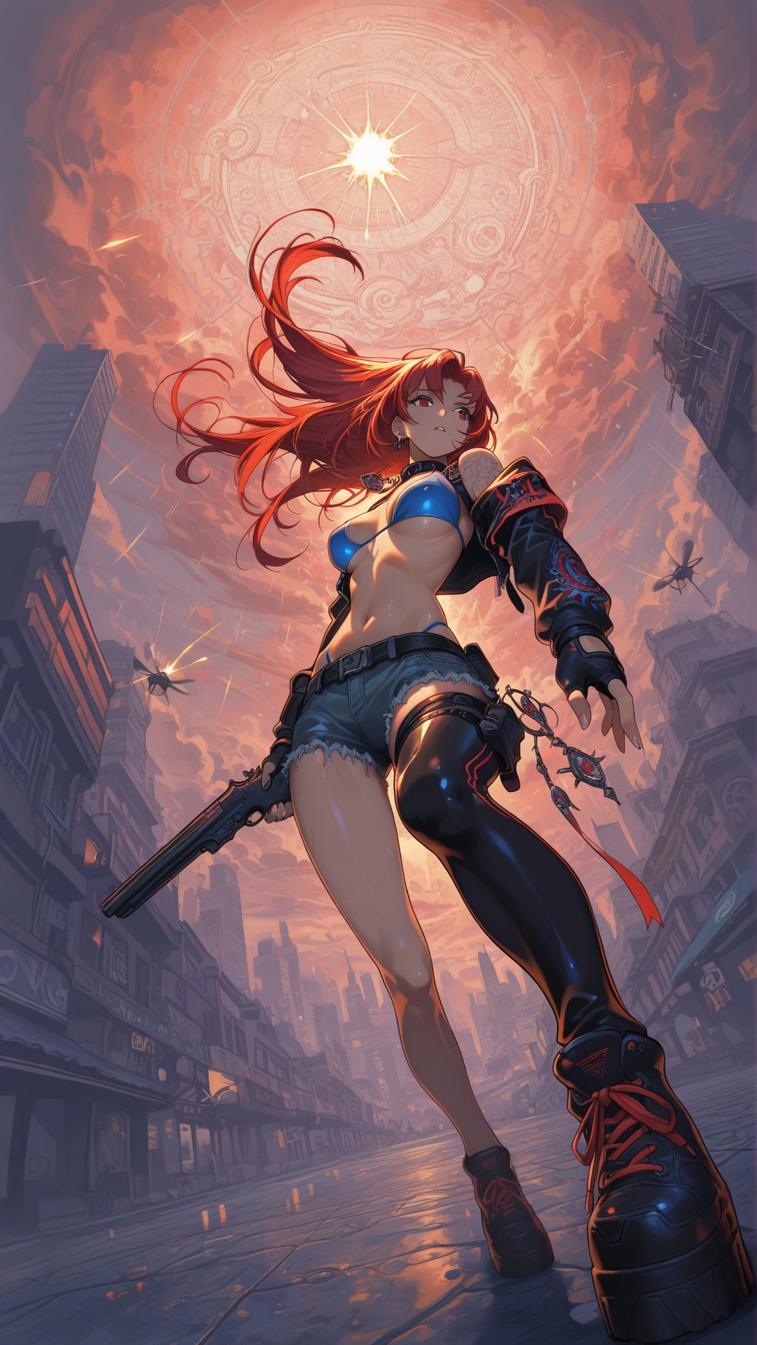 - a vibrant,  stylized scene. "exquisite lighting and composition,  sharp on Tensor.Art