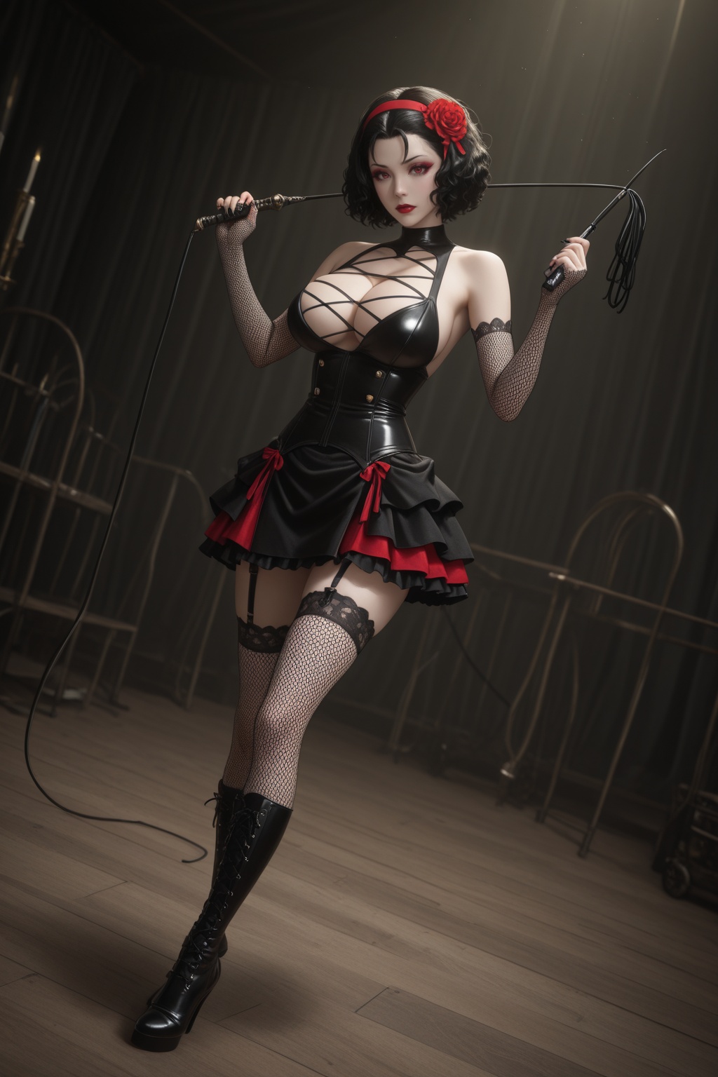 Beast_Kur0sh1tsuj,  solo,  1girl on Tensor.Art
