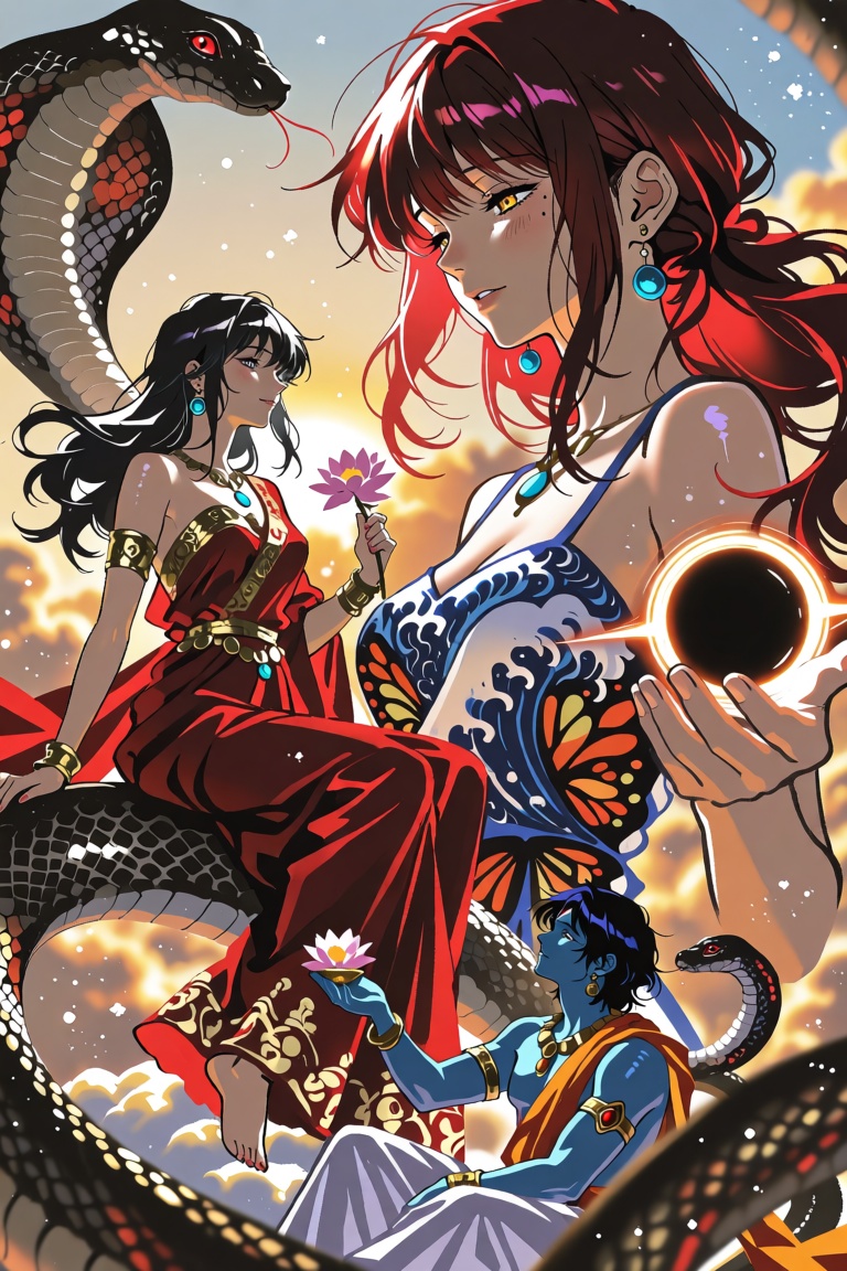(artist:null \(nyanpyoun\)) painterly texture,  depth of field,  dynamic flowing composition on Tensor.Art