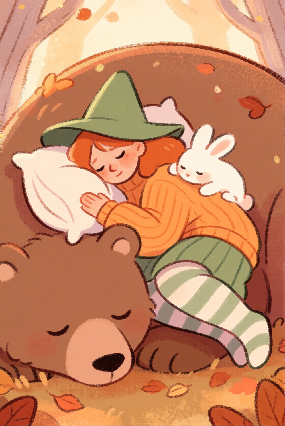 @m00np0ket,  cozy illustration,  soft lines on Tensor.Art