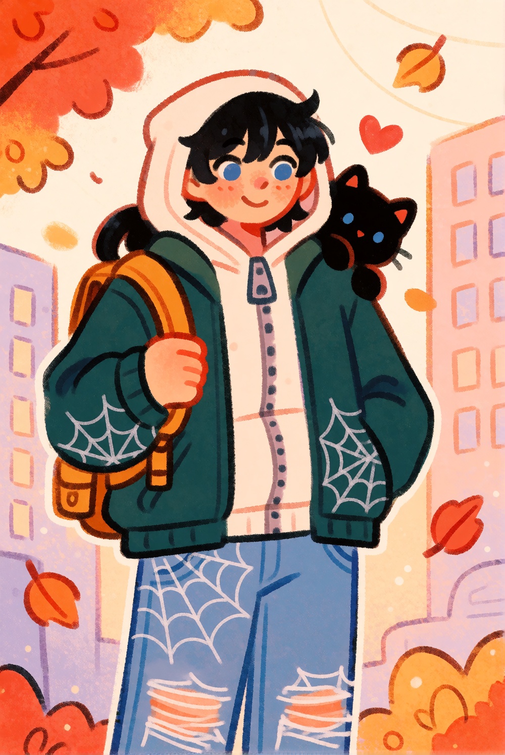 @m00np0ket,  cozy illustration,  soft lines on Tensor.Art