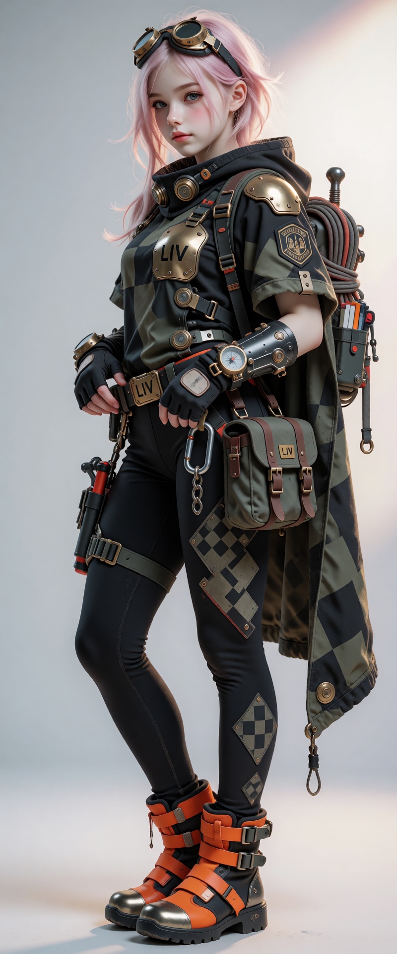 functional fashion,  industrial chic,  minimal but refined on Tensor.Art