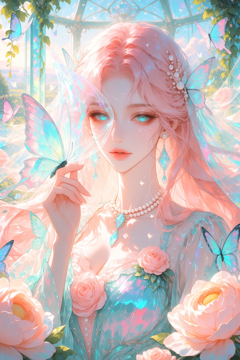 dreamy ethereal painterly portrait,  delicate oil-paint texture,  soft luminous rendering on Tensor.Art