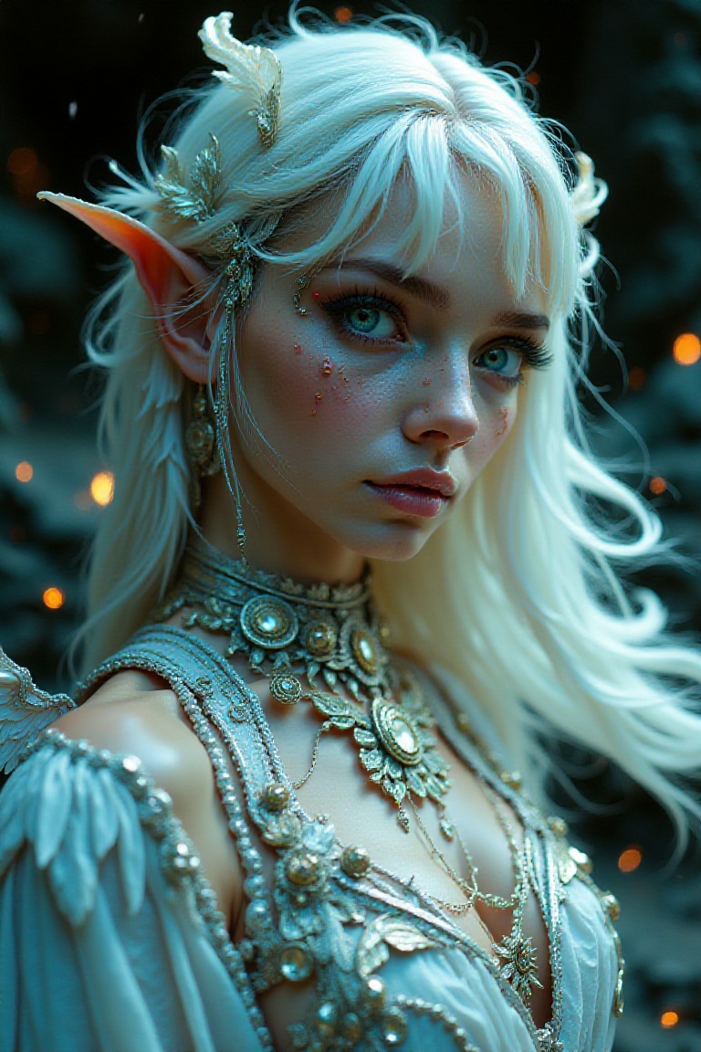dangerous_box,  A cinematic,  ultra-realistic portrait of an ethereal celestial being captured with a high-end DSLR camera...