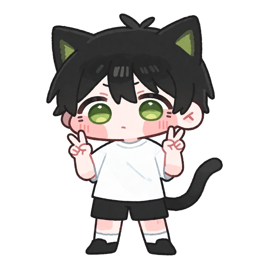 artist:mony,  chibi-anime style. 1boy,  young boy on Tensor.Art