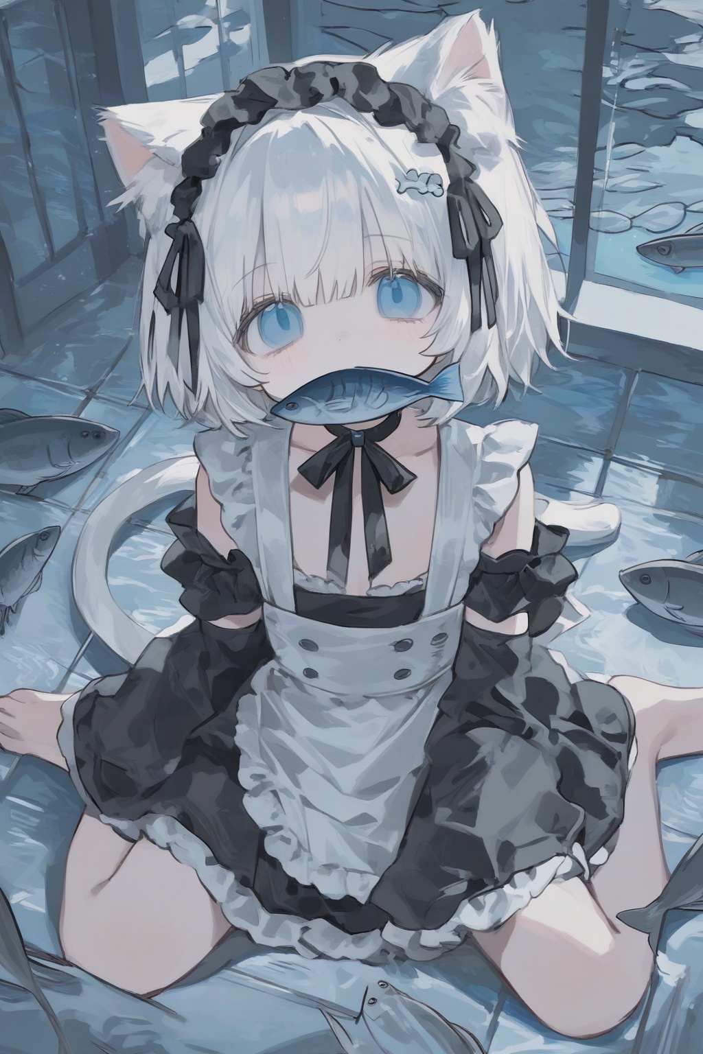 D2,  1girl,  animal ears by Devilworld on Tensor.Art