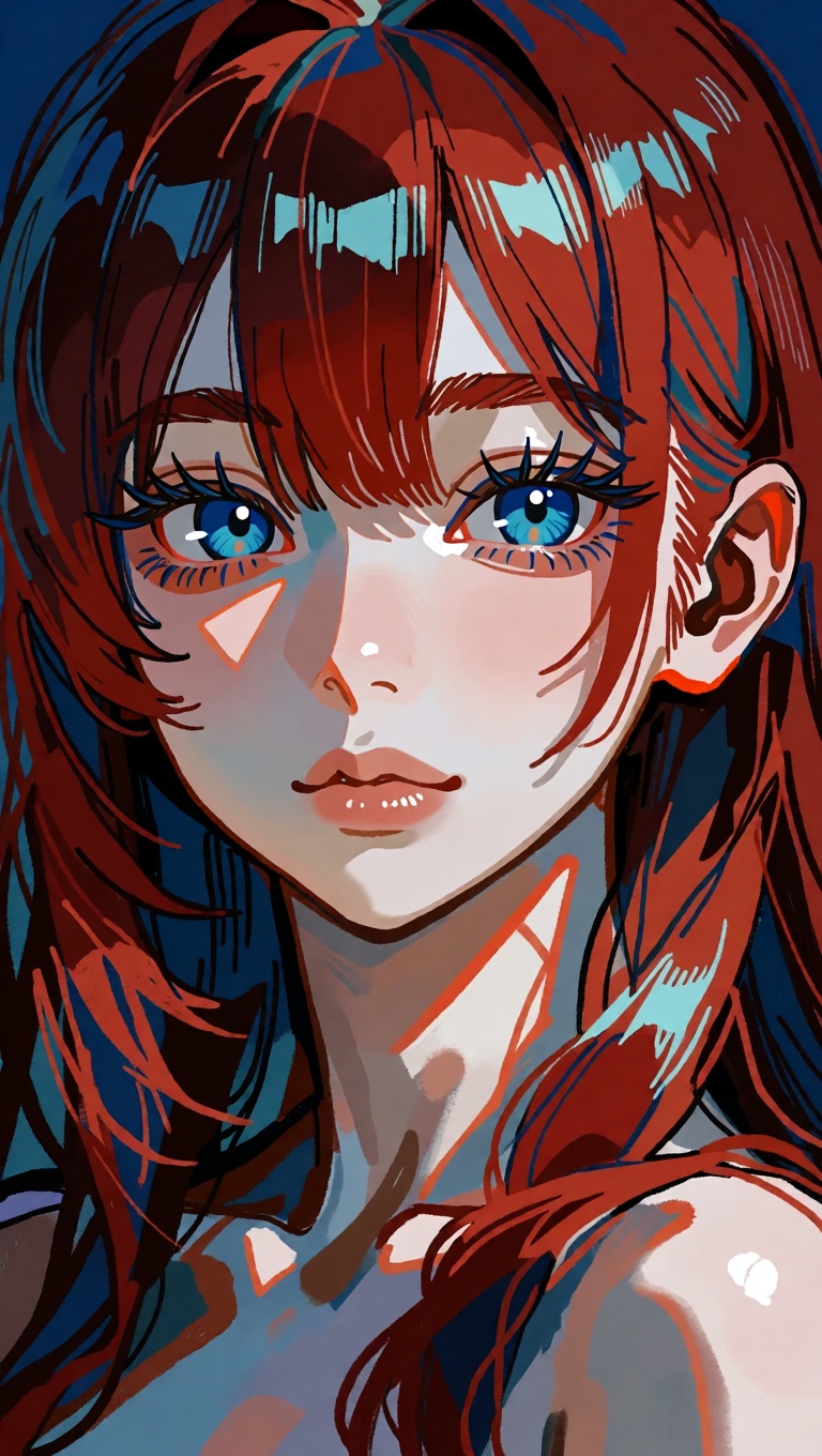 (no lineart),  ,  1girl on Tensor.Art
