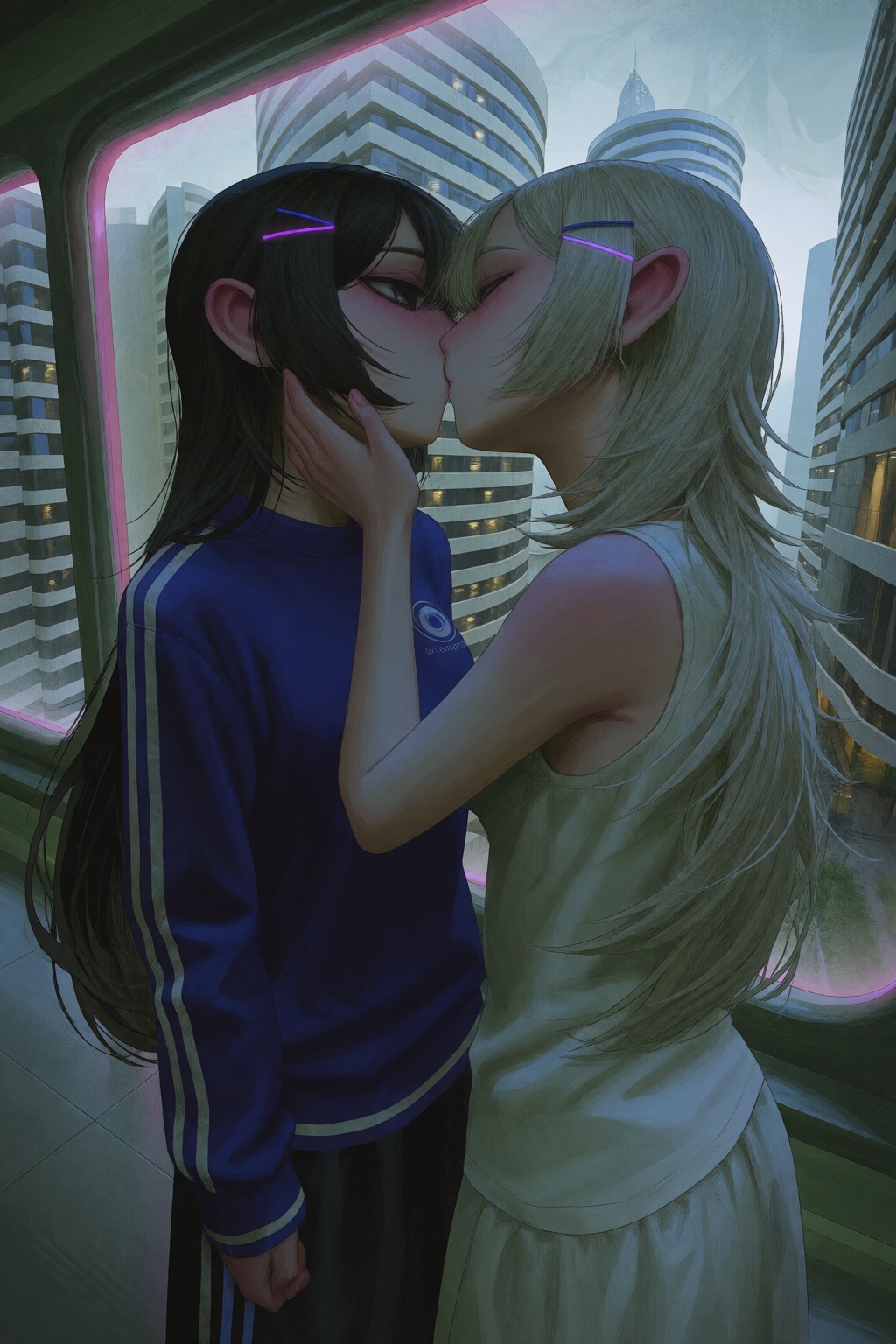Kanikumitoistyle,  retrofuturist ethereal cyber scenery,  dreamscape aesthetics on Tensor.Art