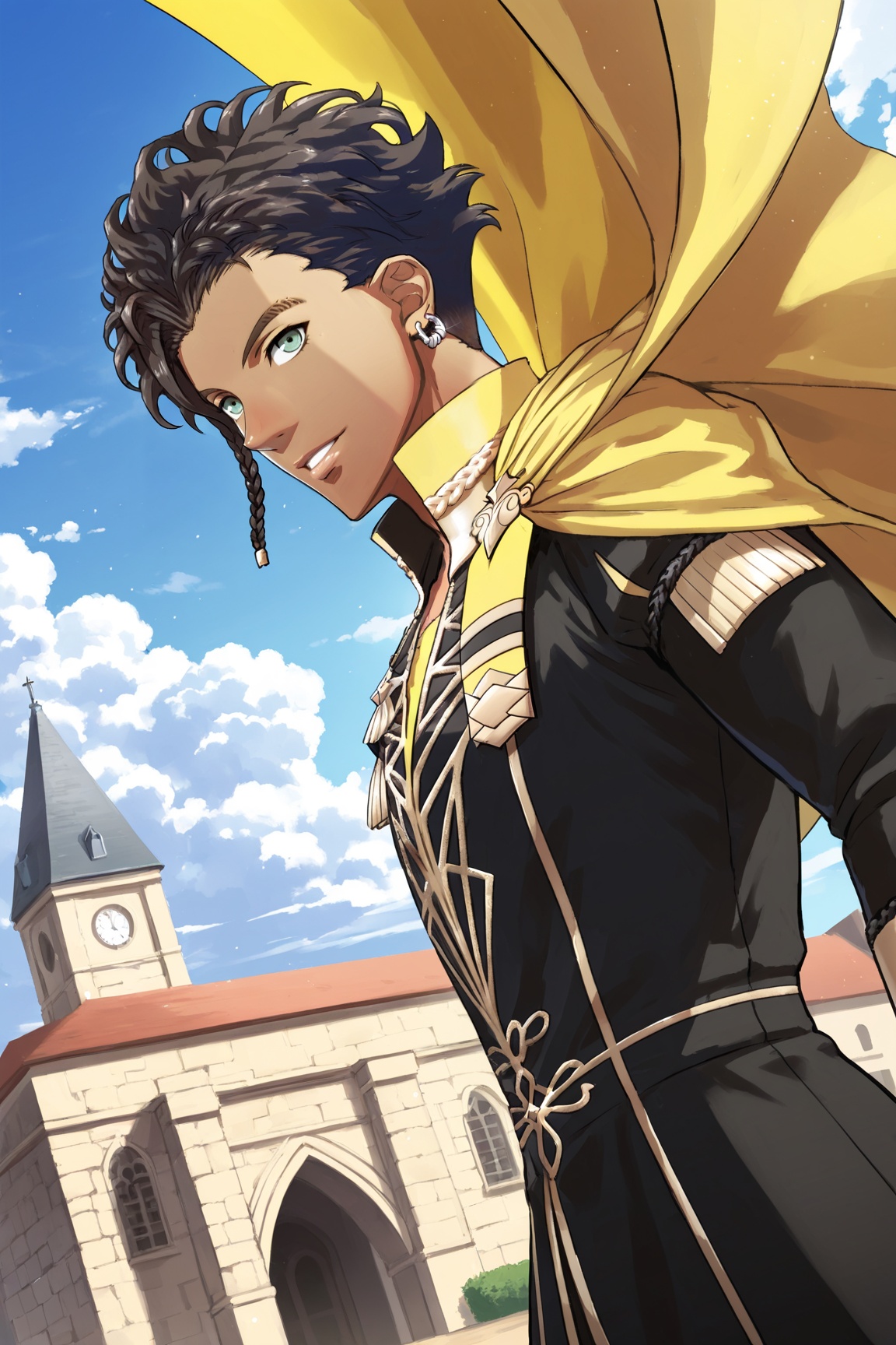 1boy,  claude von riegan,  dark skin on Tensor.Art