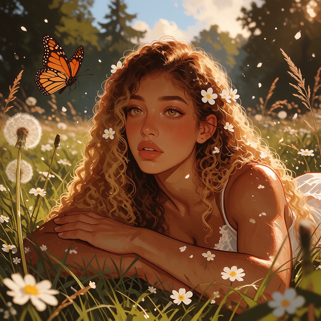 (1 *****,  solo female character,  tan sun-kissed skin on Tensor.Art