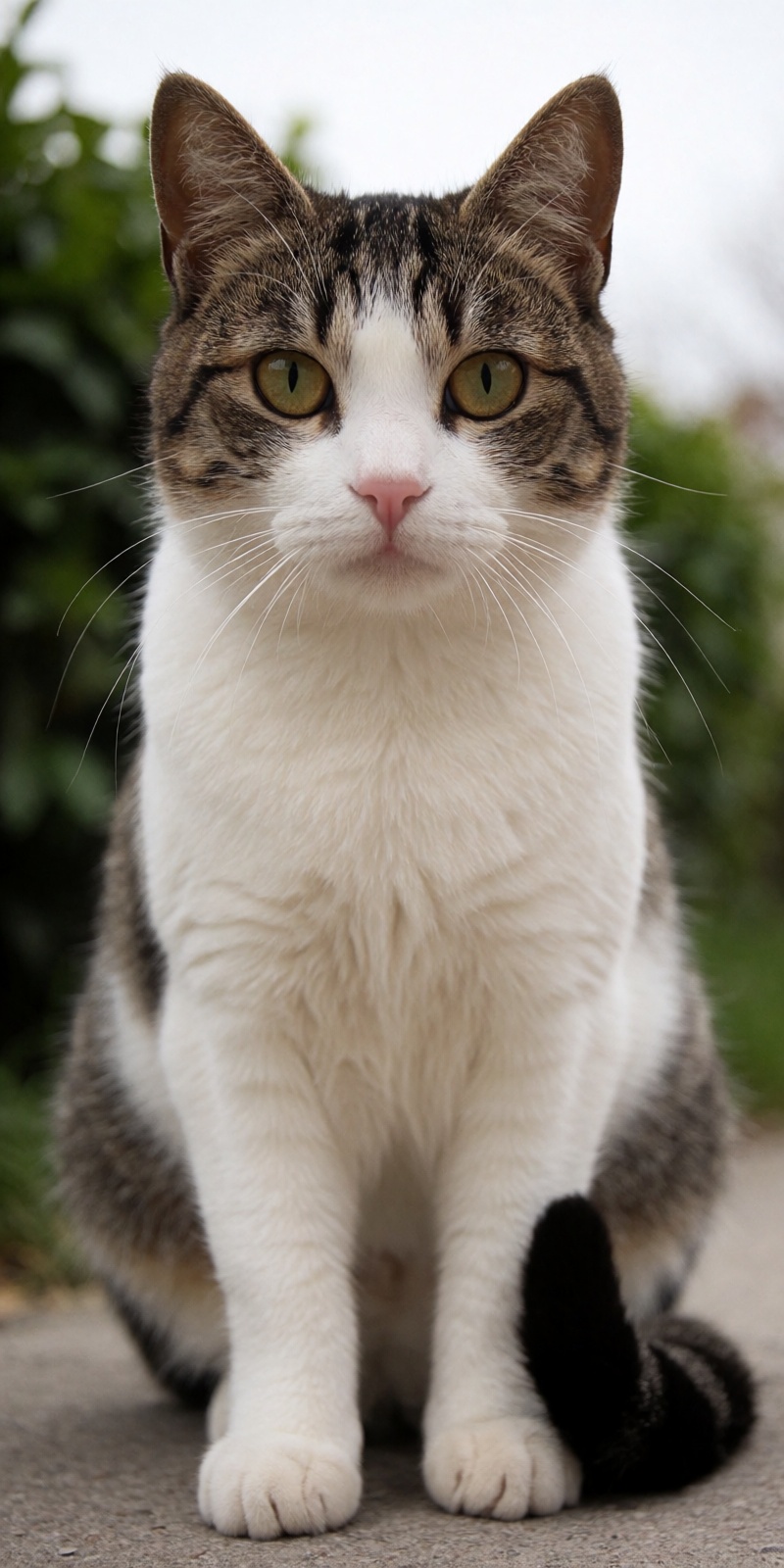 outdoor,  front view,  fat cat on Tensor.Art