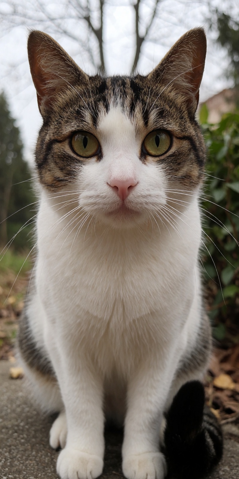 outdoor,  front view,  fat cat on Tensor.Art