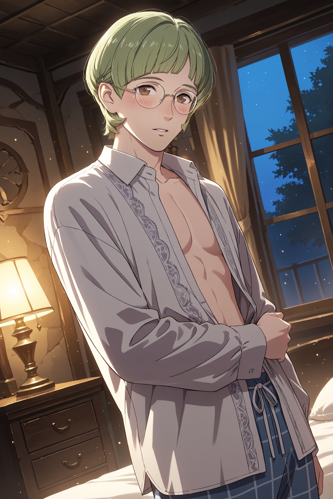 1boy,  Ignatz_FE3H,  green hair on Tensor.Art