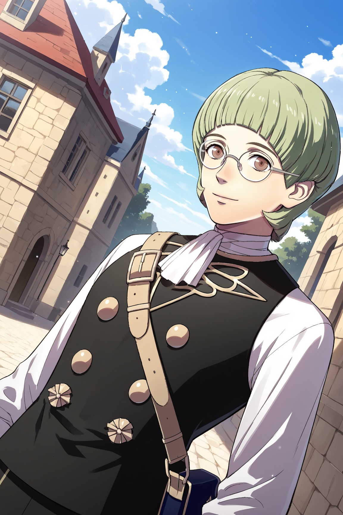 1boy,  Ignatz_FE3H,  green hair on Tensor.Art