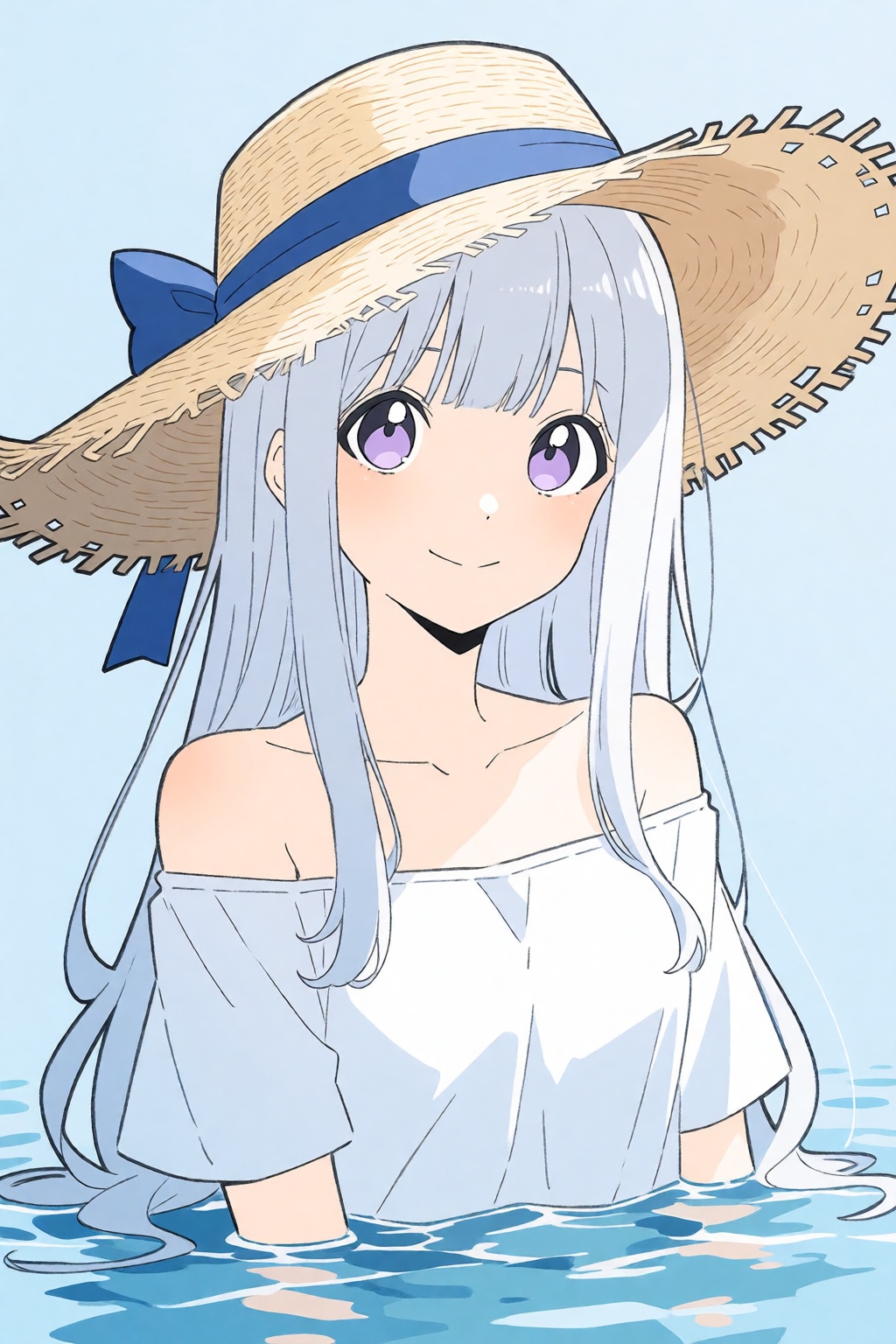1girl,  bangs,  very long hair on Tensor.Art
