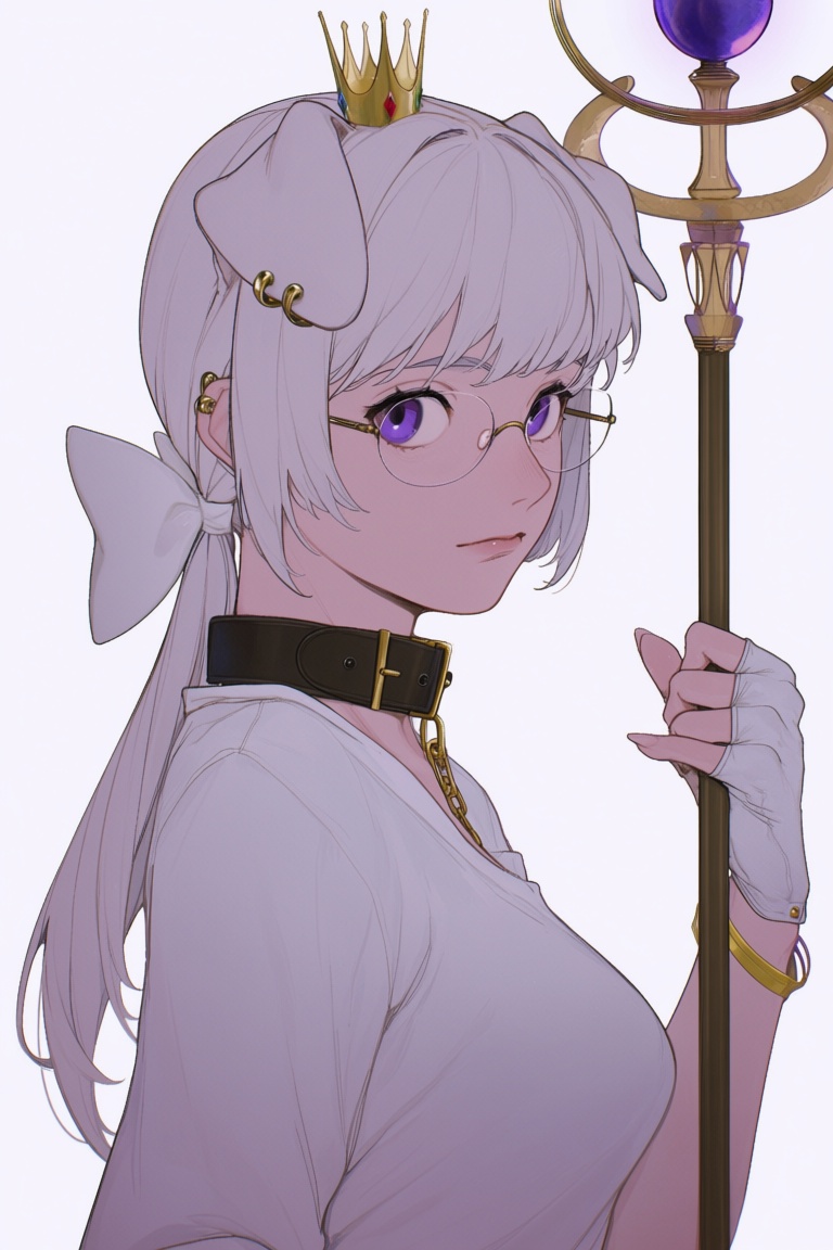@EL3CTR4 1girl,  animal collar,  animal ears on Tensor.Art